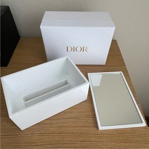 Closet closing. Dior Platinum gift mirror and box, new in box.